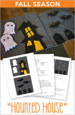Fall Quiet Book Pattern - Haunted House